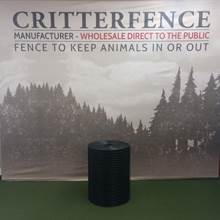 Critterfence Welded Wire Marine Mesh Black Steel 1 Inch Square 2 x 150